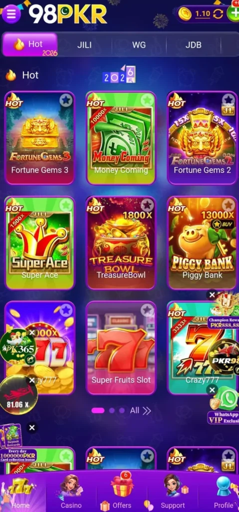 98PKR Game APK