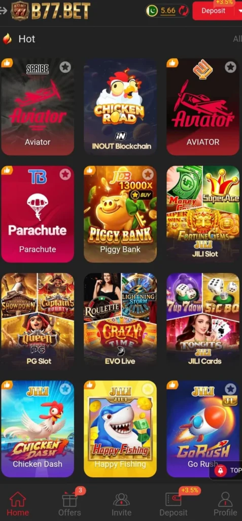 B77bet Game